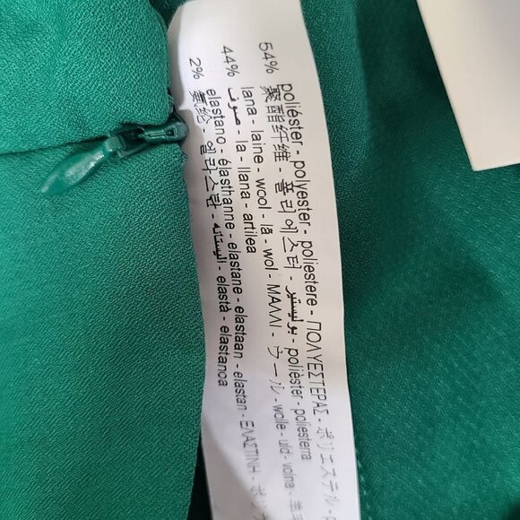 ZARA PLEATED SKIRT WITH BELT - LIMITED EDITION GREEN SIZE XS | 2586/408 - Picture 3 of 13